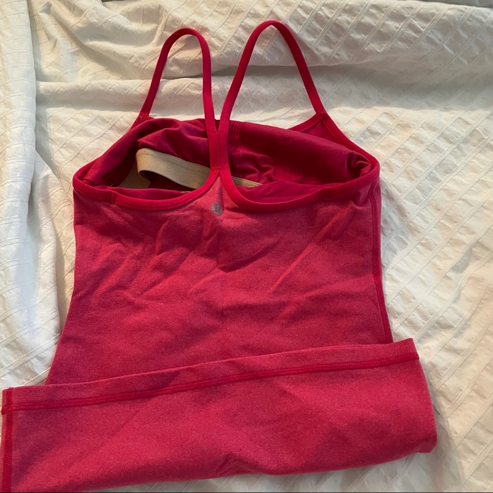 Lululemon Pink Racerback Tank - Picture 3 of 3